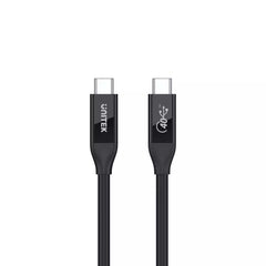 Buy Unitek C14100BK USB 4 (USB-IF Certified) 100W PD Fast Charging Cable with 8K@60Hz and 40Gbps 0.8m from Vmart in Pakistan