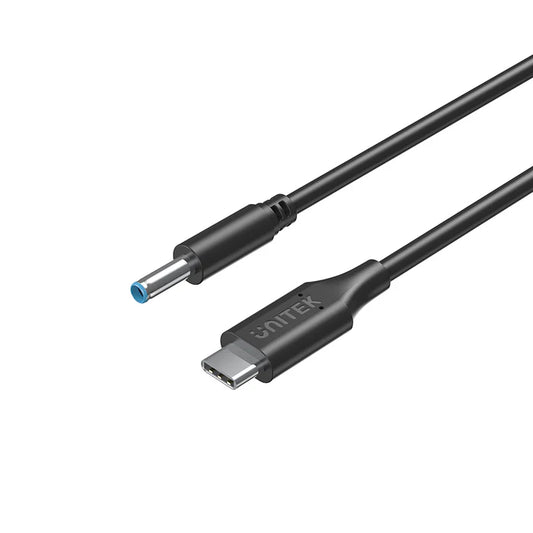 Buy Unitek C14117BK 65W USB C to DC Charging Cable DC Jack 4.5 x 3.0 mm for HP Laptops 1.8m from Vmart in Pakistan