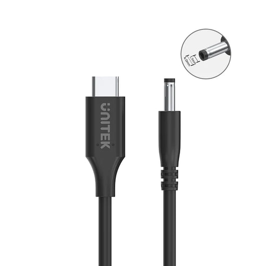 Buy Unitek C14118BK 65W USB C to DC Charging Cable DC Jack 4.0 x 1.7 mm for Lenovo Laptops from Vmart in Pakistan