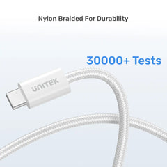 Buy Unitek C14141AWH01 100W Magnetic USB-C Cable Cream Latte 1m Vmart in Pakistan