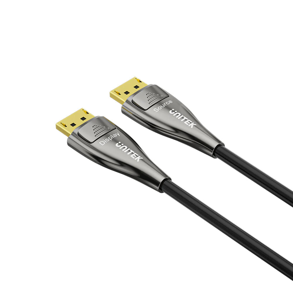 Buy Unitek C1631ABK01 8K Fiber Optic DisplayPort 2.1 Cable 10m Vmart in Pakistan