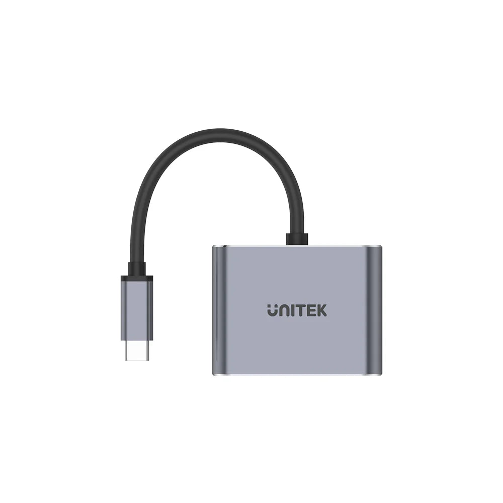 Buy Unitek D1049A uHUB Q4 Lite 4-in-1 USB-C Hub with MST Dual Display and PD 100W from Vmart in Pakistan