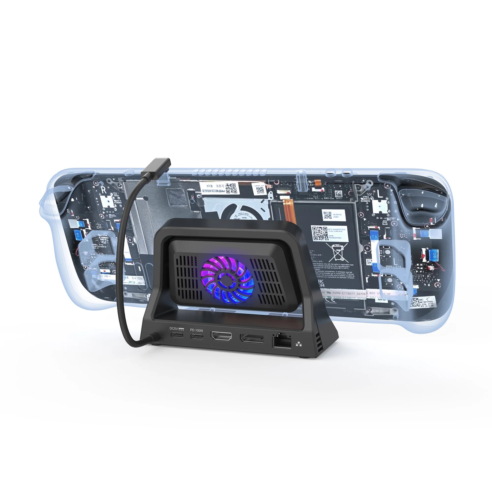Buy Unitek D1097A Cooling Dock Pro for Steam Deck from Vmart in Pakistan
