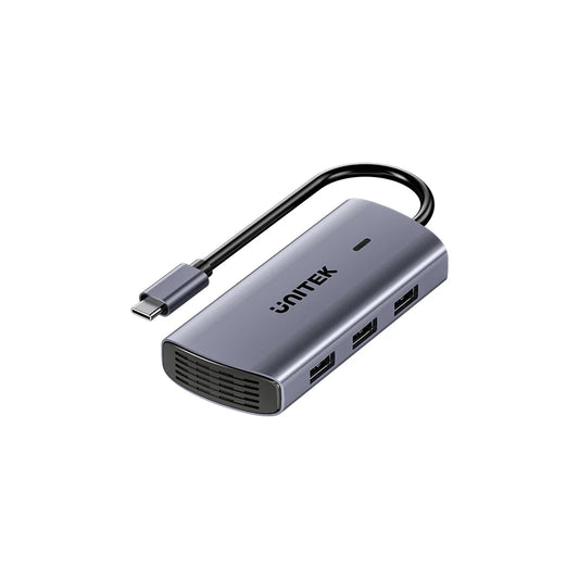 Buy Unitek D1113CGY01 uHub H6+ 6-in-1 USB-C Hub with PD 100W from Vmart in Pakistan
