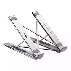 Buy Unitek D1137AGY01 USB-C Foldable Laptop Stand with Docking Station from Vmart in Pakistan