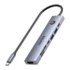 Buy Unitek H1124AGY01 uHUB S7 Pro 7-in-1 5Gbps USB-C Hub with Screen On/Off button Vmart in Pakistan