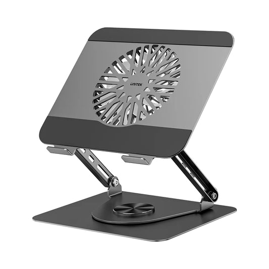 Buy Unitek OT1098AGY01 Adjustable Laptop Stand with Detachable Cooling Fan Vmart in Pakistan