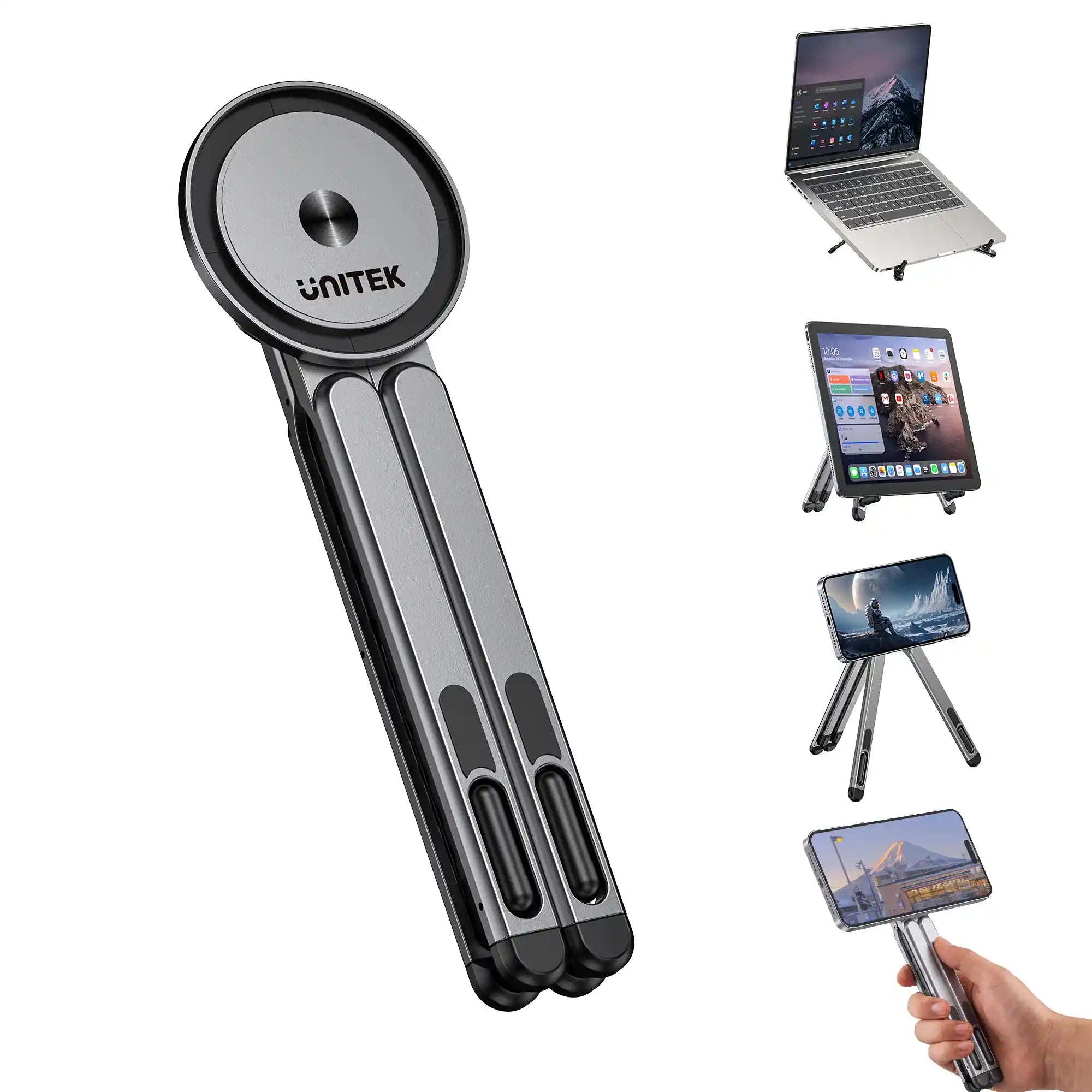 Buy Unitek OT1121AGY01 Mag-Fold Magnetic Portable Stand from Vmart in Pakistan