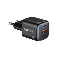 Buy Unitek P1128ABK01-EU Zeno 20W Dual-Port Gan Wall Charger Vmart in Pakistan