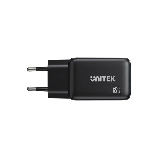 Buy Unitek P1130ABK01-EU Zeno 65W 3-Port GaN Wall Charger Vmart in Pakistan