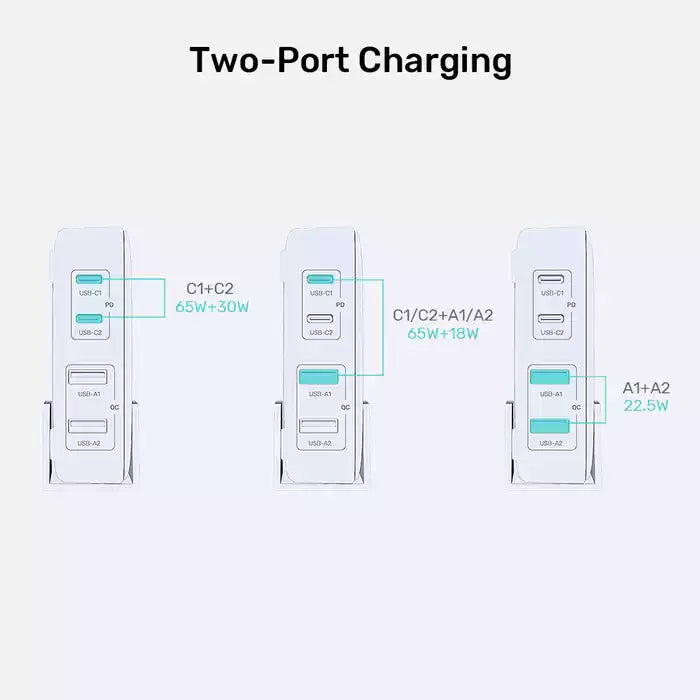 Buy Unitek P1229ABK01-EU 100W Desktop GaN Charging Station from Vmart in Pakistan