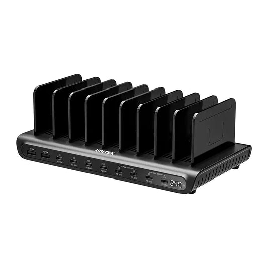 Buy Unitek P1230CBK01-EU uCharge 240W 10-Port USB Smart Charging Station from Vmart in Pakistan
