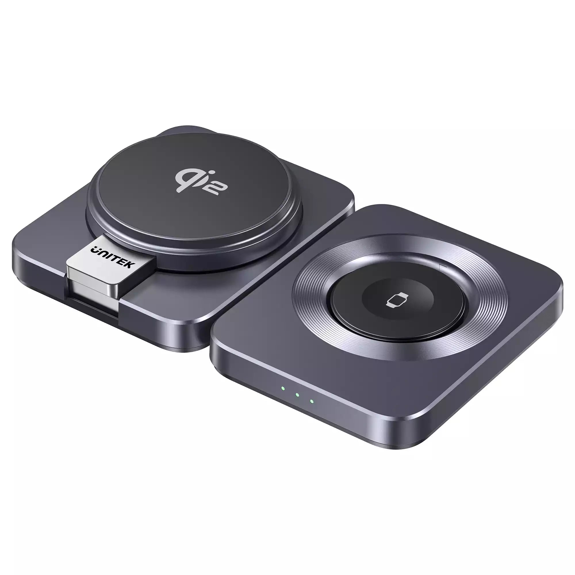 Buy Unitek P1300AGY01 Qi2 Foldable 3-in-1 Charging Station from Vmart in Pakistan