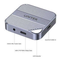 Buy Unitek S1244CGY01 Magnetic SD/ Micro SD Card Reader with PD100W Vmart in Pakistan