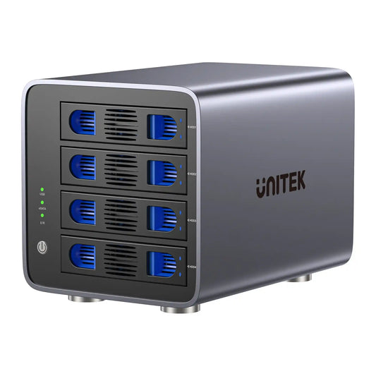 Buy Unitek S1301AGY01-EU 4 Bay RAID External Hard Drive Enclosure Vmart in Pakistan