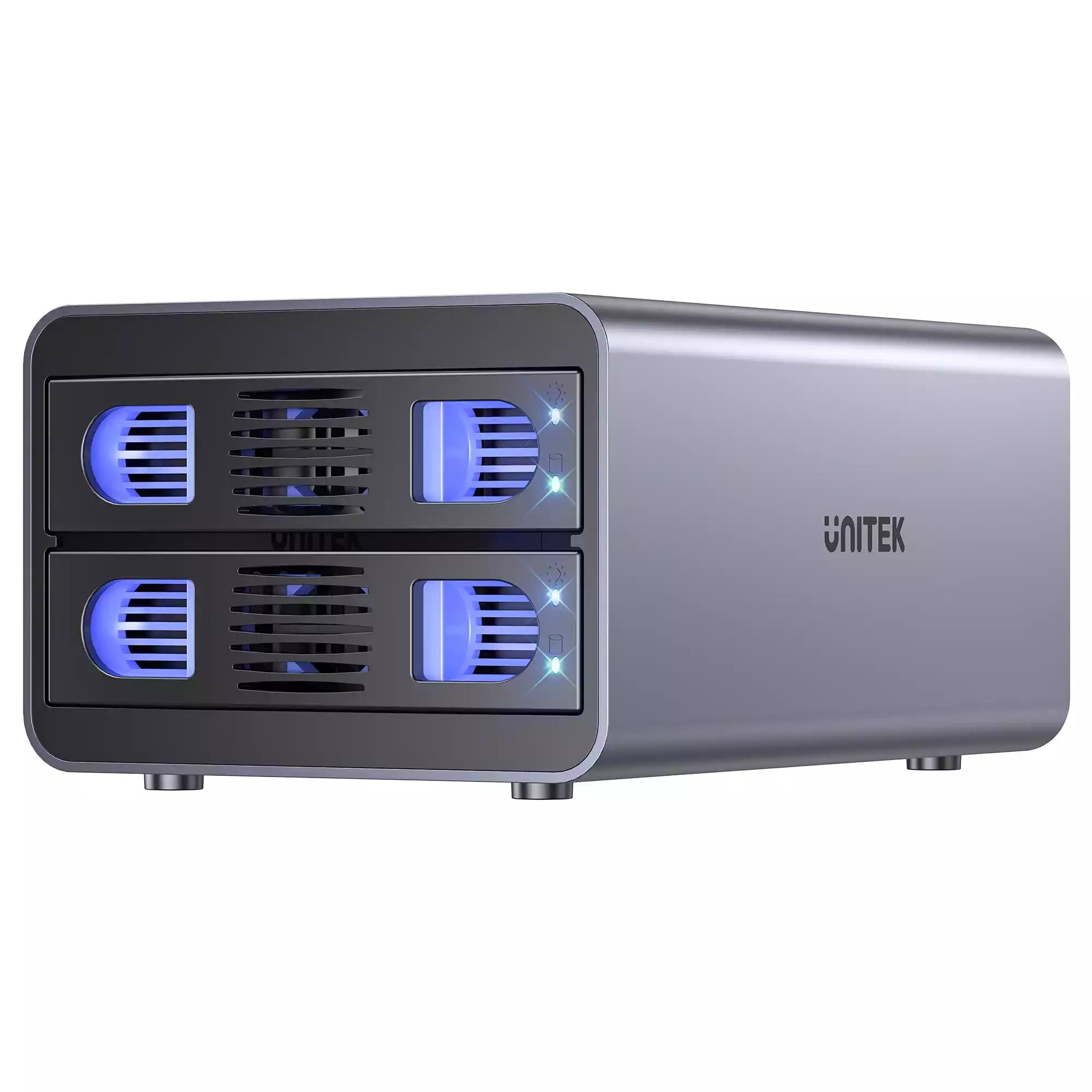 Buy Unitek S1308B01-EU 2 Bay RAID External Hard Drive Enclosure from Vmart in Pakistan