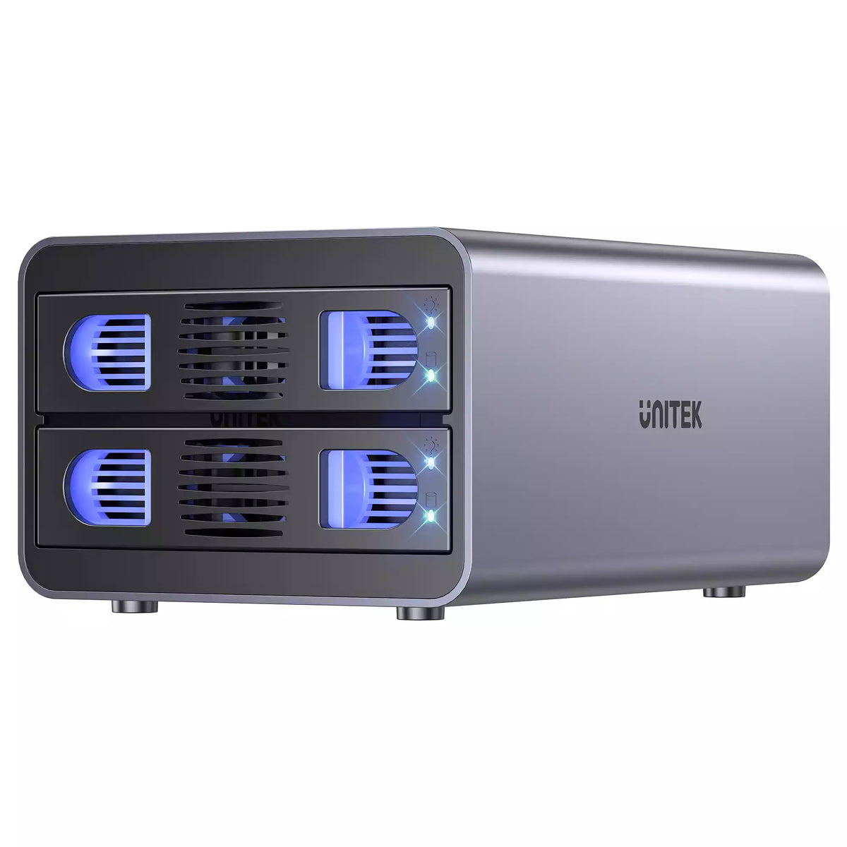 Buy Unitek S1308B01-EU 2 Bay RAID External Hard Drive Enclosure from Vmart in Pakistan