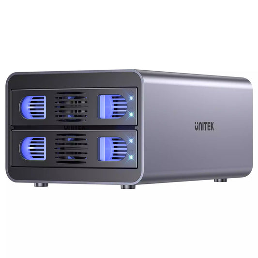 Buy Unitek S1308B01-EU 2 Bay RAID External Hard Drive Enclosure from Vmart in Pakistan