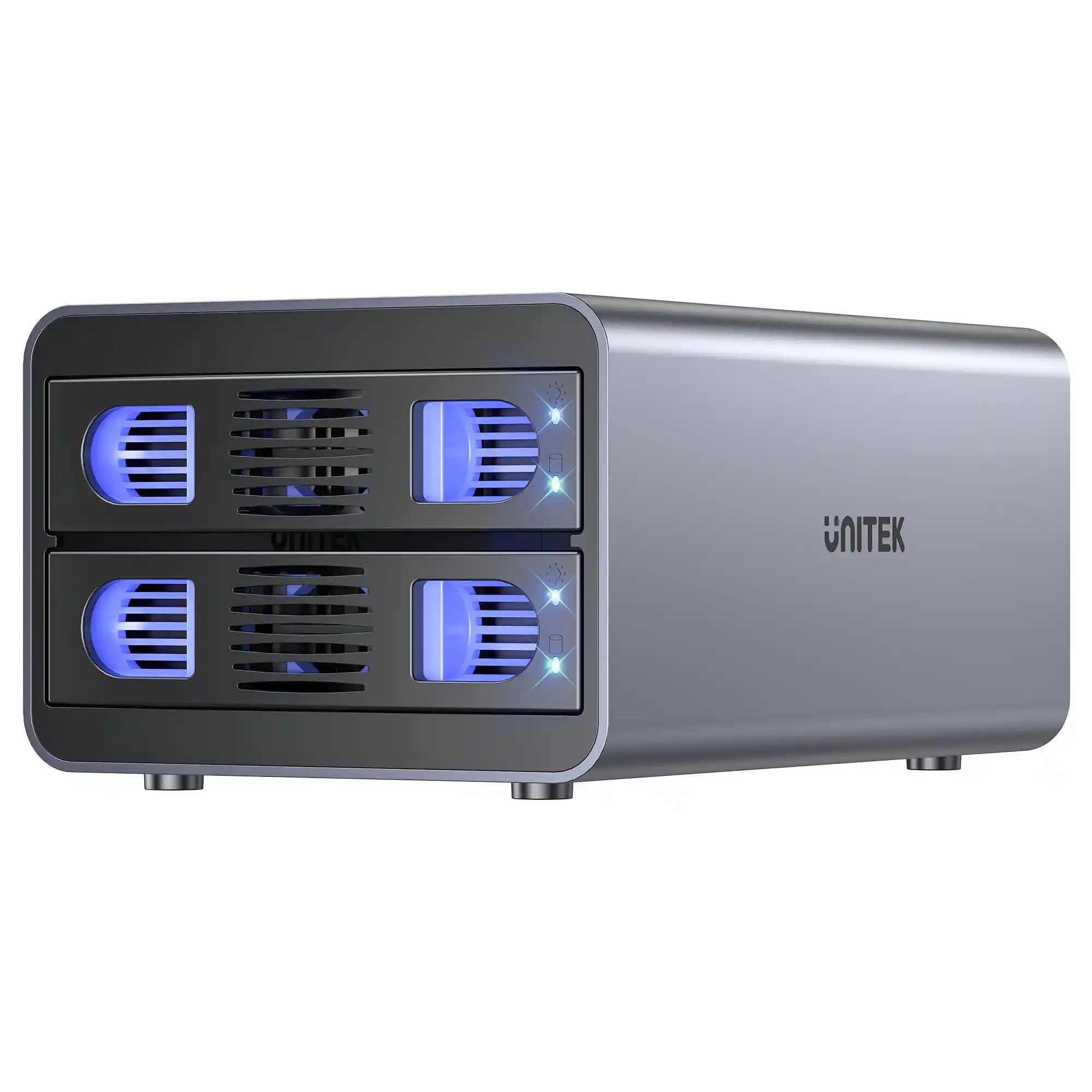 Buy Unitek S1308C01-EU 2 Bay USB-C RAID External Hard Drive Enclosure Vmart in Pakistan
