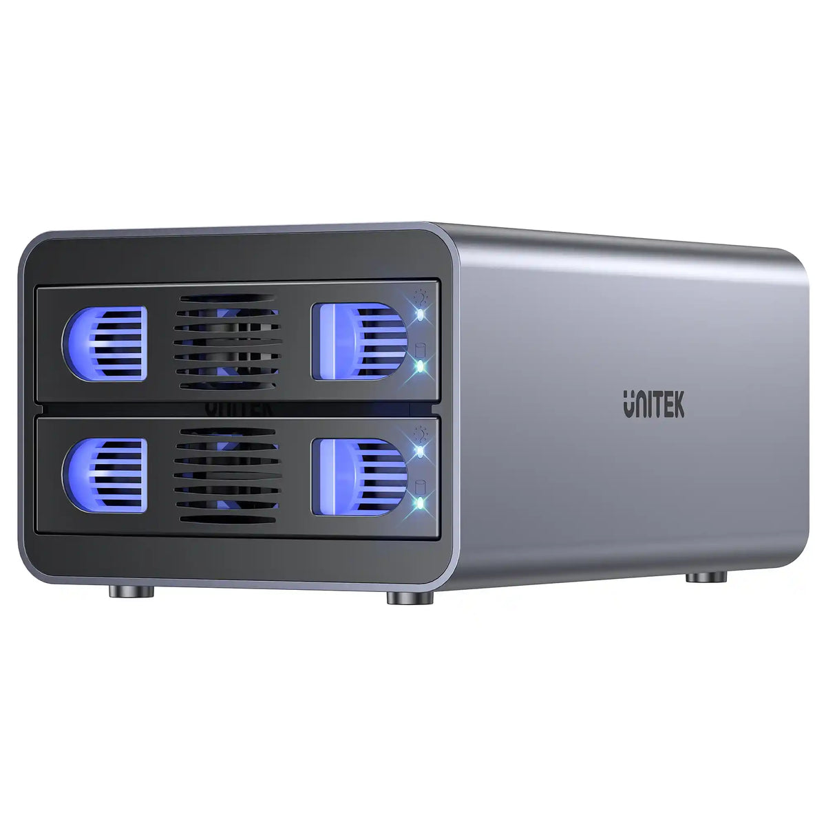 Buy Unitek S1308C01-EU 2 Bay USB-C RAID External Hard Drive Enclosure Vmart in Pakistan
