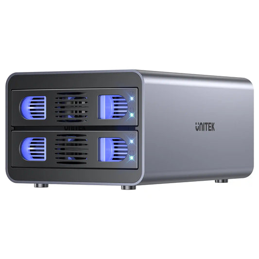 Buy Unitek S1308C01-EU 2 Bay USB-C RAID External Hard Drive Enclosure Vmart in Pakistan