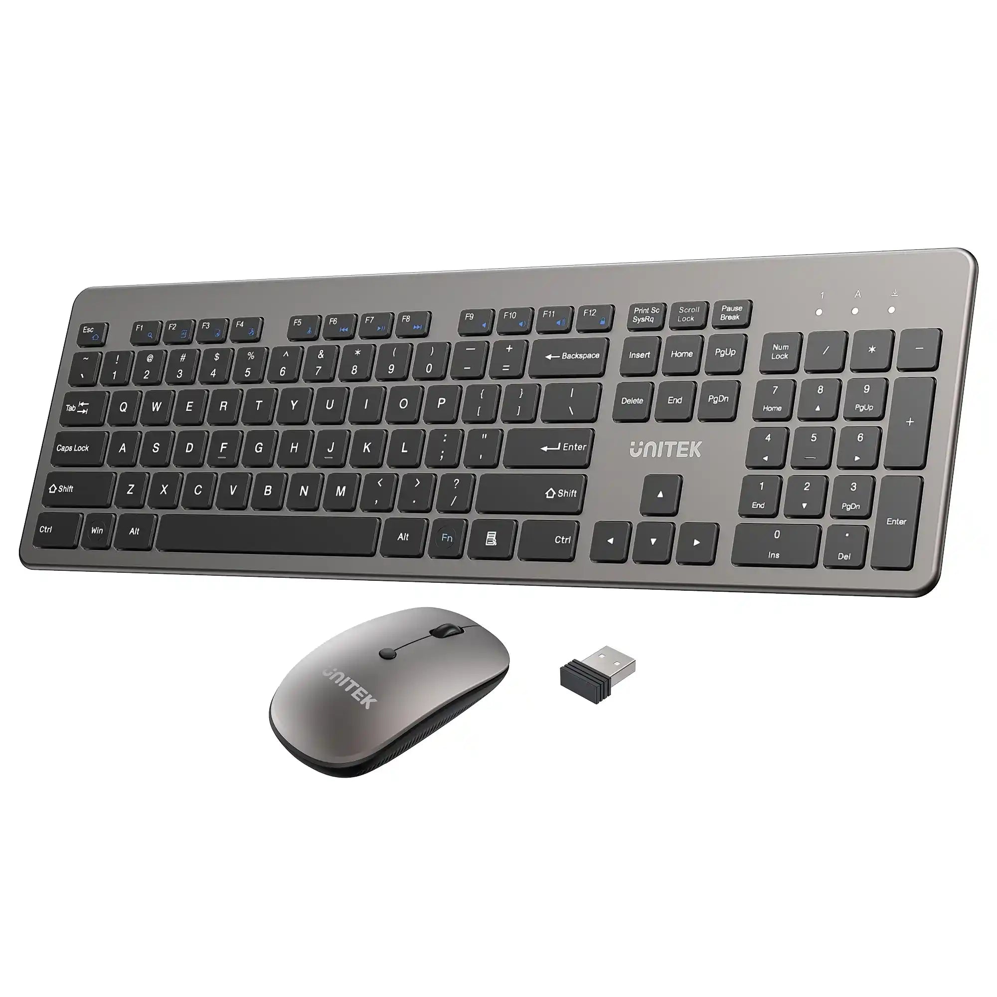 Buy Unitek T054AGY01-US SlimDuo 2.4GHz Wireless Keyboard and Mouse Combo Vmart in Pakistan