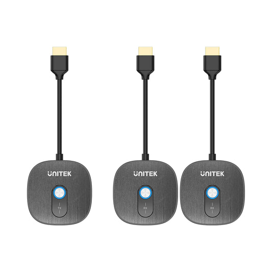 Buy Unitek V1711ABK01 Wireless 1080p HDMI Transmitter with Dual Receivers Vmart in Pakistan