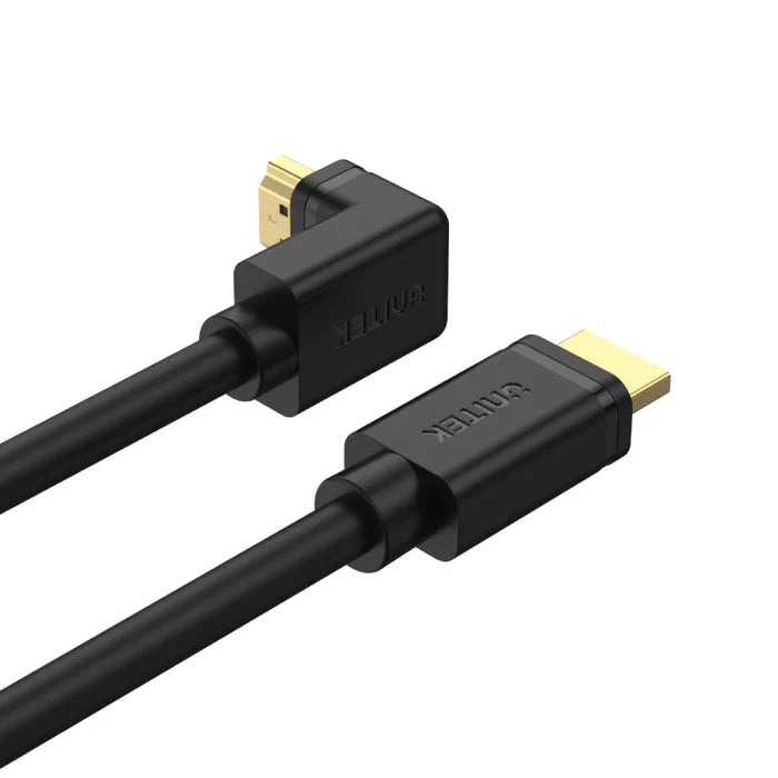 Unitek Y-C1002 4K 60Hz High Speed HDMI Right Angle 90° Cable 3m