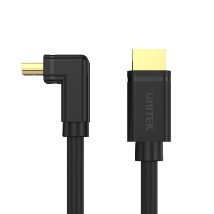 Unitek Y-C1002 4K 60Hz High Speed HDMI Right Angle 90° Cable 3m