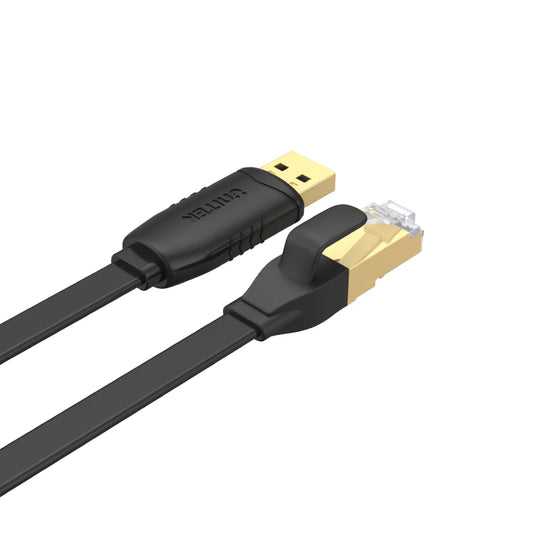 Buy Unitek Y-SP02001B USB 2.0 to RJ45 Console Rollover Flat Cable 1.8m from Vmart in Pakistan