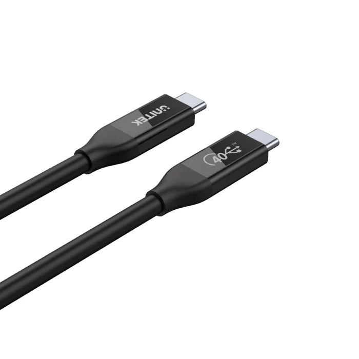 Buy Unitek C14100BK USB 4 (USB-IF Certified) 100W PD Fast Charging Cable with 8K@60Hz and 40Gbps 0.8m from Vmart in Pakistan