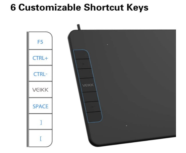 Veikk VK640 Drawing Tablet