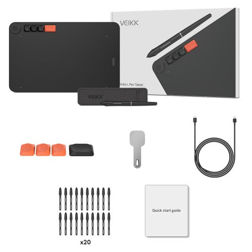 Veikk VO1060 Voila L 10" x 6" Graphic Tablet