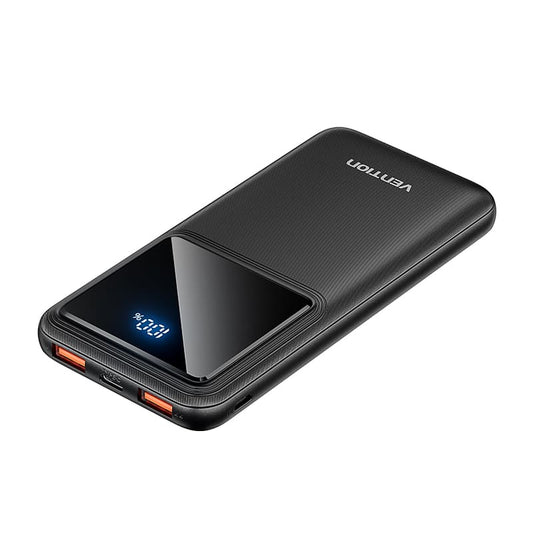 Buy Vention 10000mAh Power Bank (Micro-USB+ USB-C+USB-A+USB-A) 22.5W Black from Vmart in Pakistan