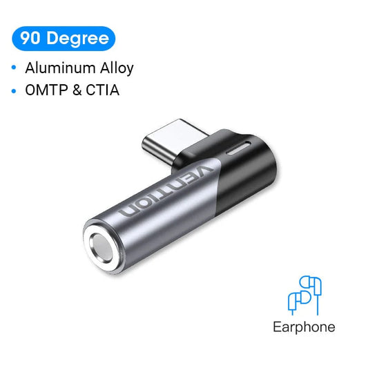 Buy Vention BGWH0 USB-C to 3.5mm Audio Adapter from Vmart in Pakistan