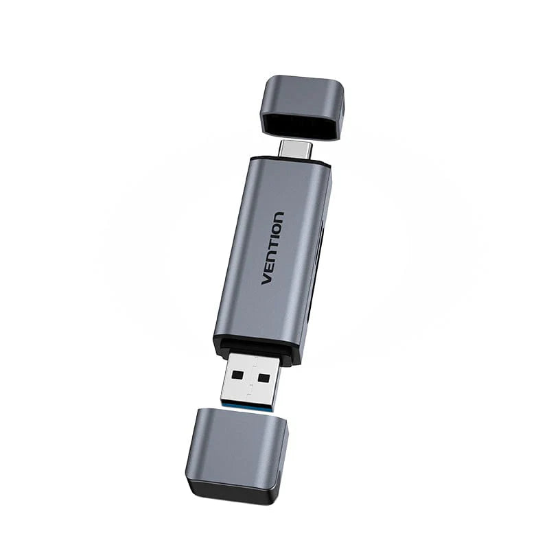 Vention CLLHO SD Card Reader USB Type C to Micro SD TF Card Adapter