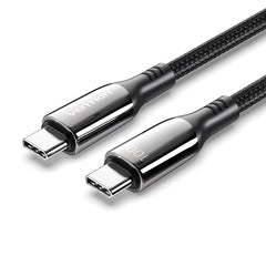 Vention CTKBH Cotton Braided USB 2.0 C Male to C Male 5A Cable Black 2m