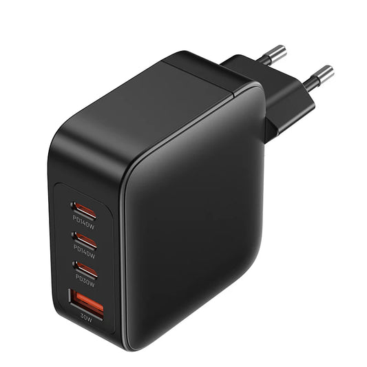 Buy Vention FEIB0 4-Port USB (C+C+C+A) GaN Charging Kit (140W/140W/30W/30W) EU Black from Vmart in Pakistan