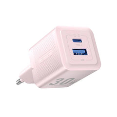 Vention FEQ 2-Port USB (C+A) GaN Charger (30W/30W) EU Plug