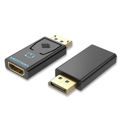 Vention HBMBO DisplayPort Male to HDMI Female Adapter Black