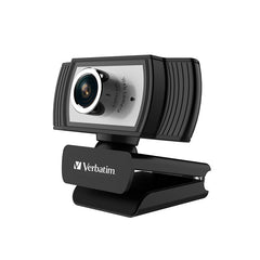 Verbatim 66614 1080p Full HD Webcam - Black/Silver