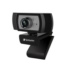 Verbatim 66614 1080p Full HD Webcam - Black/Silver