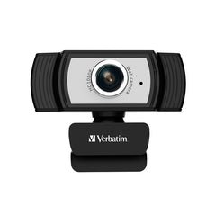 Verbatim 66614 1080p Full HD Webcam - Black/Silver