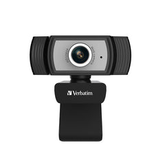 Verbatim 66614 1080p Full HD Webcam - Black/Silver