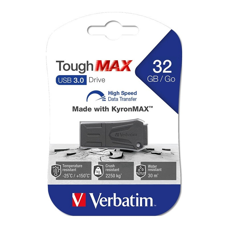 Verbatim 66057 32GB Tough Max USB 3.0 Drive