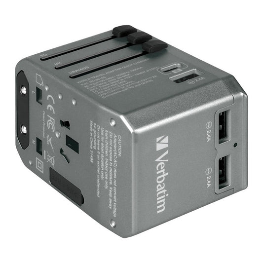 Buy Verbatim 66198 4 Ports QC/PD Travel Adapter - 40W from Vmart in Pakistan