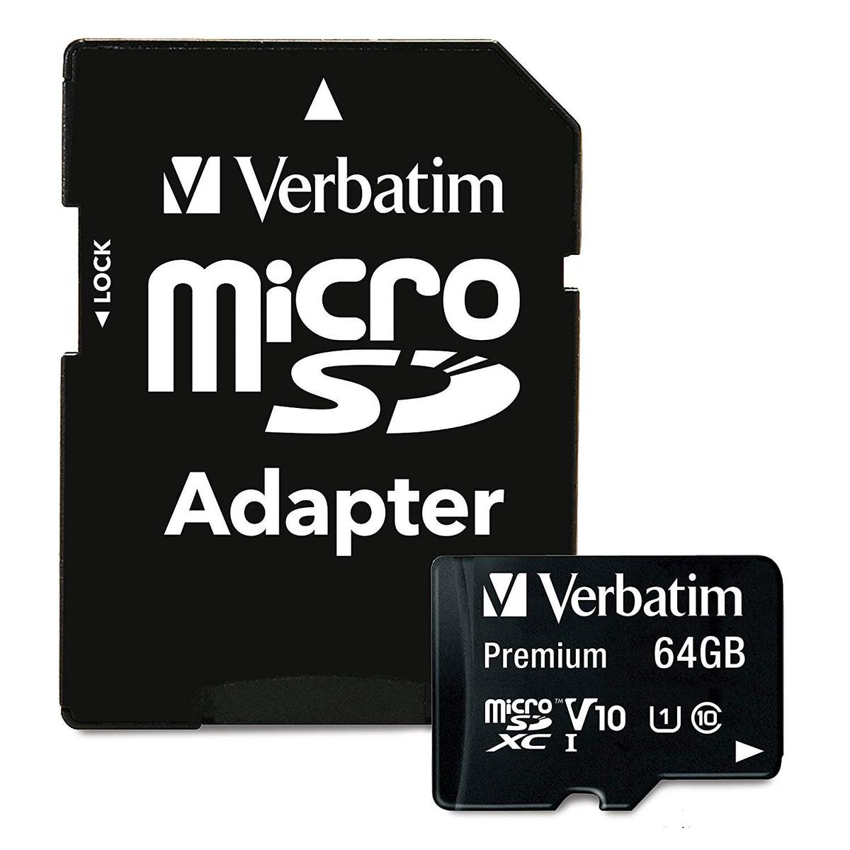 Verbatim 64GB Premium microSDXC Memory Card with Adapter