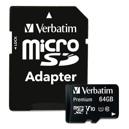 Buy Verbatim 64GB Premium microSDXC Memory Card with Adapter from Vmart in Pakistan