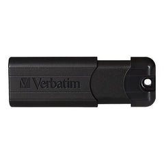 Verbatim 49319 128GB PinStripe USB 3.0 Flash Drive - Black