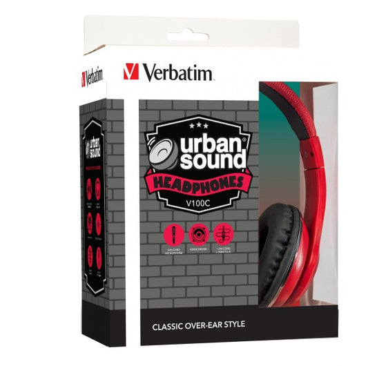 Buy Verbatim 65067 Stereo Headphone Classic - Red from Vmart in Pakistan